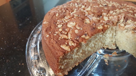 Banana Walnut Cake – Indonesian Style