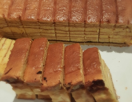 Kueh Lapis (Less Egg Yolk Version)