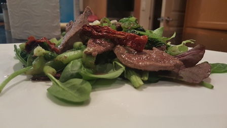 Thai Spicy Sweet Liver Salad (Tab Wan – ตับ หวาน)