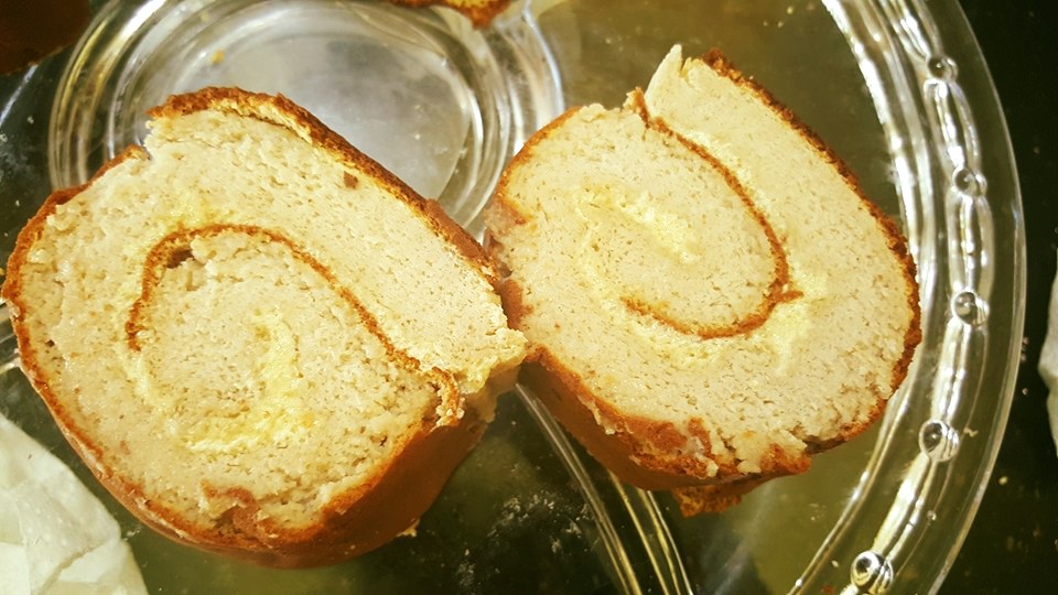 Sugarless, Gluten-free, Lactose-free Swiss Roll
