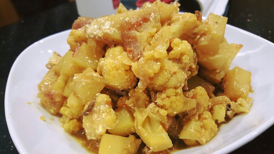 Cauliflower and Potato Curry