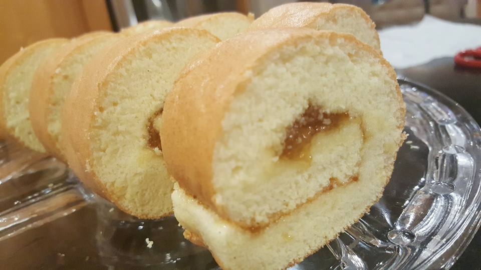 Egg White Swiss Roll