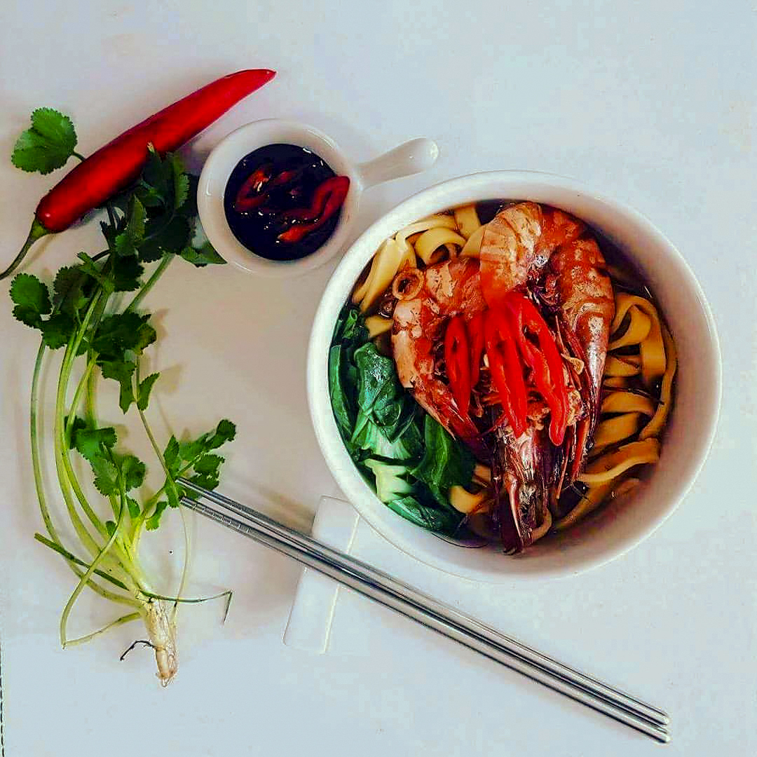 Claypot Prawn Noodle(砂锅虾面)