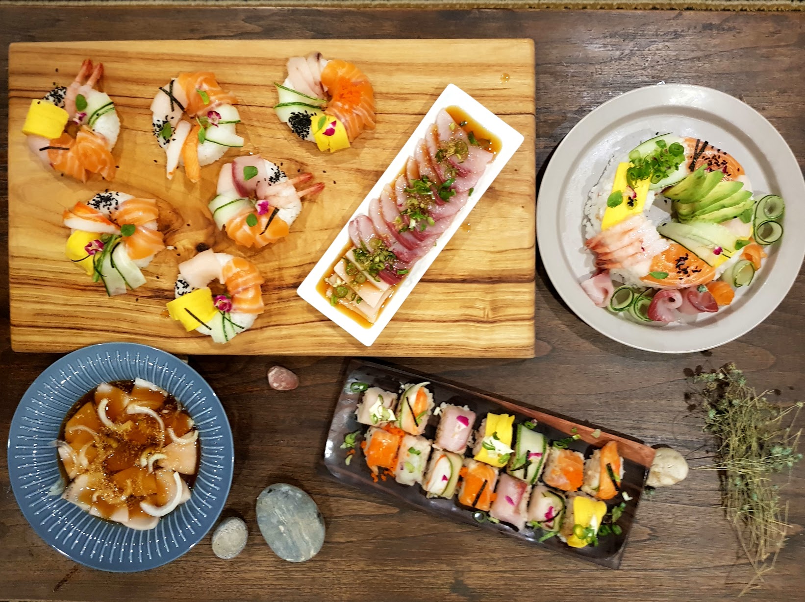 pressed sushi