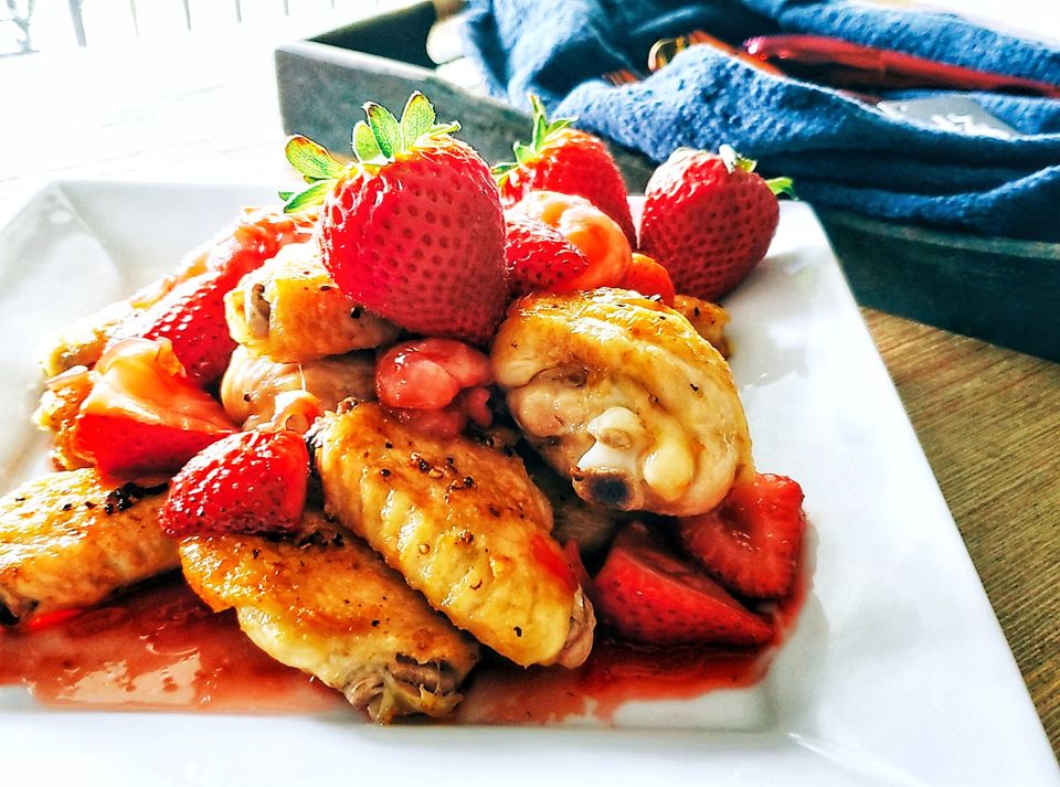 Lychee Strawberry Chicken Drumming – Maur Yeung