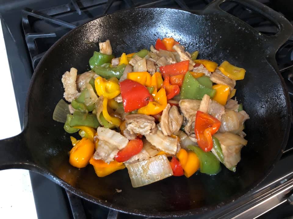 Rainbow Pork Belly Stir-Fry – Christina Yeung