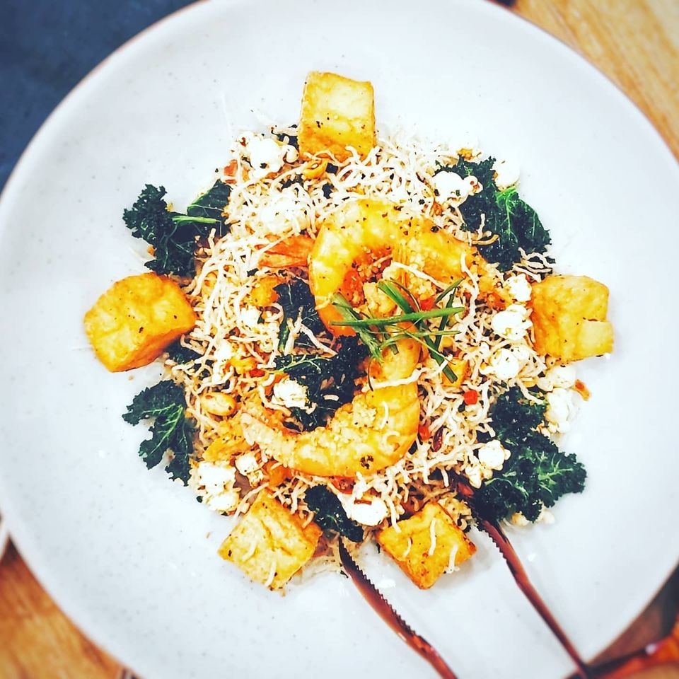 Salted Egg Yolk Popcorn Prawns -Maur Yeung