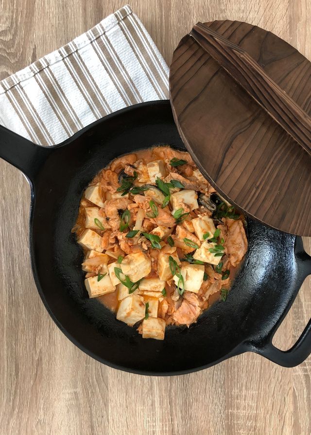 Simple Ketchup Salmon and Tofu – Grace Lin