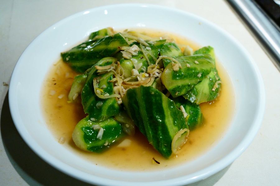 Stir-fried Loofah with Garlic – Calvin Liang