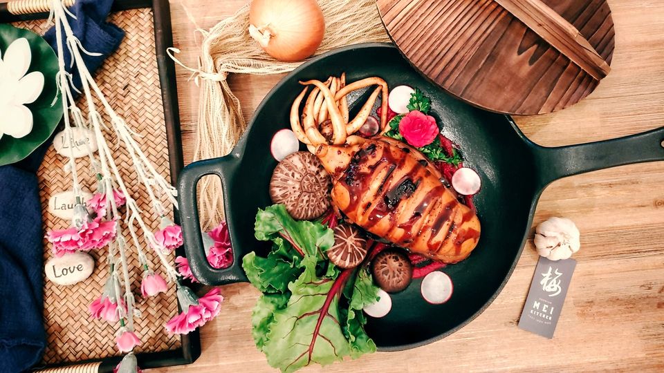 Winning Recipe: Cuttlefish stuffed with Lap Cheung Mushroom Rice – Maur Yeung