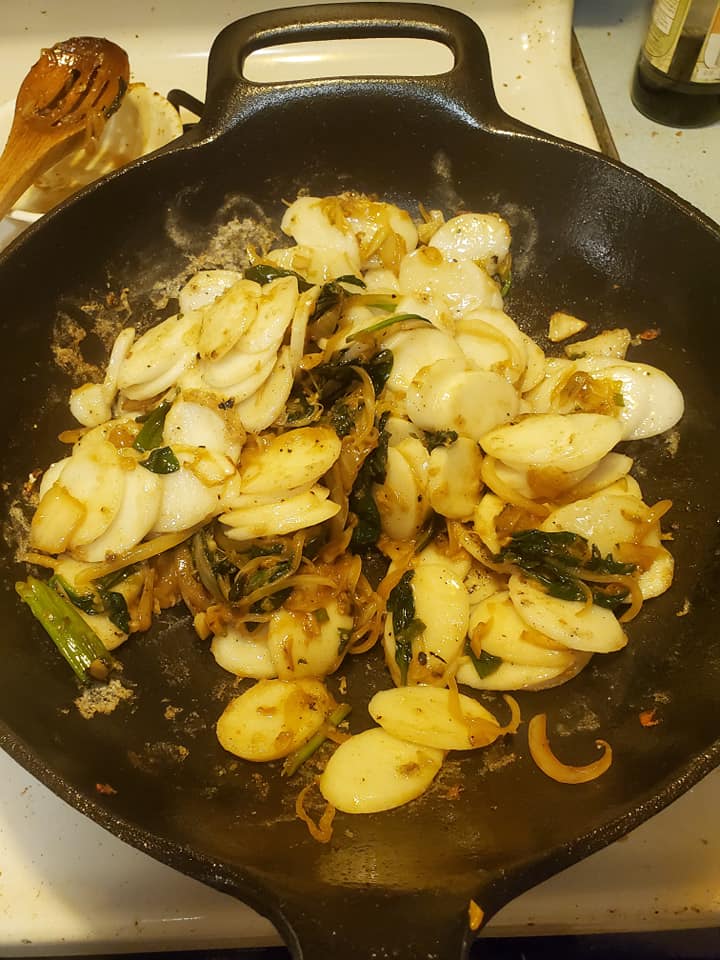 Wok fried rice cakes – David Zhao